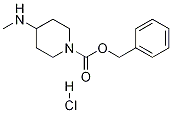 4-(甲基氨基)哌啶-1-羧酸苄酯盐酸盐, 1073635-69-4, 结构式