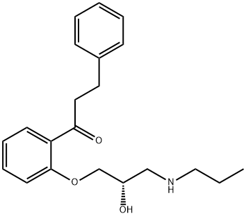 (S)-Propafenone, 107381-32-8, 结构式