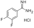 3,4-DIFLUORO-BENZAMIDINE HYDROCHLORIDE Struktur