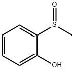 メチル(2-ヒドロキシフェニル)スルホキシド 化学構造式