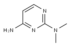 N2,N2-二甲基嘧啶-2,4-二胺, 1074-34-6, 结构式