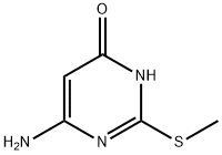 4-AMINO-2-(METHYLTHIO)-6-PYRIMIDINOL Structure