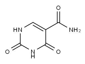 4,6-ジヒドロキシピリミジン-5-カルボアミド 化学構造式
