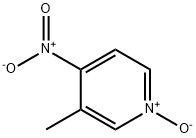 3-Methyl-4-nitropyridine N-Oxide Struktur