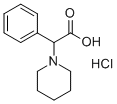 PHENYL-PIPERIDIN-1-YL-ACETIC ACID HYDROCHLORIDE Structure