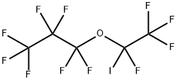 HEPTAFLUORO-1-(1,2,2,2-TETRAFLUORO-1-IODOETHOXY)PROPANE, 107432-46-2, 结构式