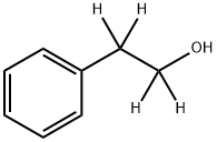 2‐フェニルエタノール‐1,1,2,2‐D4 化学構造式