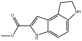 methyl 3,6,7,8-tetrahydropyrrolo[3,2-e]indole-2-carboxylate, 107474-63-5, 结构式