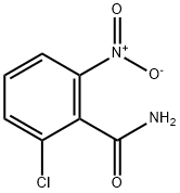 2-クロロ-6-ニトロベンズアミド 化学構造式