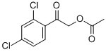 2-(ACETYLOXY)-1-(2,4-DICHLOROPHENYL)ETHANONE, 107496-65-1, 结构式