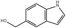 吲哚-5-甲醇, 1075-25-8, 结构式