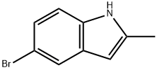 5-ブロモ-2-メチルインドール 化学構造式