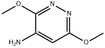 4-Pyridazinamine,  3,6-dimethoxy- Struktur