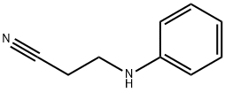 3-アニリノプロピオニトリル 化学構造式