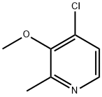 4-氯-3-甲氧基-2-甲基吡啶 结构式