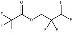 トリフルオロ酢酸2,2,3,3-テトラフルオロプロピル 化学構造式