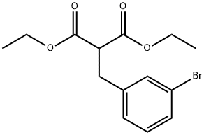 diethyl 2-(3-broMobenzyl)Malonate 化学構造式