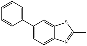 2-METHYL-6-PHENYLBENZOTHIAZOLE Structure