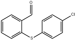 2-(4-CHLOROPHENYLTHIO)BENZALDEHYDE Struktur
