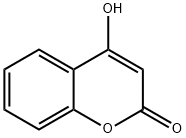 4-Hydroxycoumarin Structure