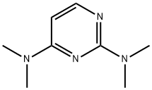2,4-ビス(ジメチルアミノ)ピリミジン 化学構造式