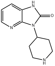1,3-DIHYDRO-3-(4-PIPERIDINYL)-2H-IMIDAZO[4,5-B]PYRIDIN-2-ONE 结构式