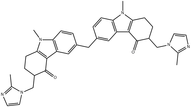 昂丹司琼杂质 B 结构式