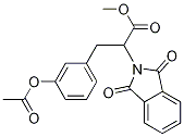 2-Phthalimidyl-3-(3acetoxyphenyl)propionic Acid Methyl Ester Structure