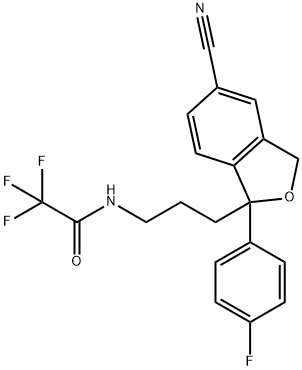 N-TRIFLUOROACETODIDEMETHYLCITALOPRAM Struktur