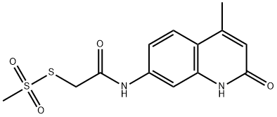 Carbostyril 124 N-Carboxymethyl Methanethiosulfonate Structure