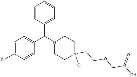 rac Cetirizine N-Oxide > 70% by HPLC
(Mixture of Diastereomers) Struktur