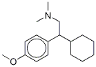 (2RS)-2-Cyclohexyl-2-(4-Methoxyphenyl)-N,NdiMethylethanaMineHydrochloride Struktur