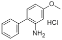 6-フェニル-M-アニシジン塩酸塩 化学構造式
