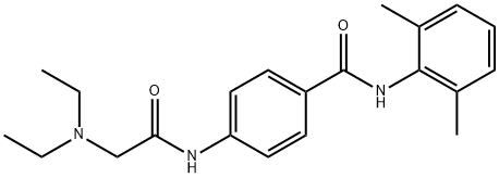 N-(2,6-Dimethylphenyl)-4-[[(diethylamino)acetyl]amino]benzamide Structure