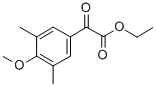 ETHYL 4-METHOXY-3,5-DIMETHYLBENZOYLFORMATE Structure