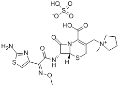 头孢吡肟硫酸盐,107648-78-2,结构式