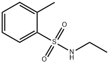 N-エチル-o-トルエンスルホンアミド 化学構造式