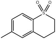 3,4-dihydro-6-methyl-2H-1-benzothiopyran 1,1-dioxide Structure
