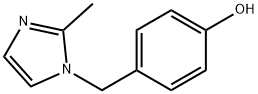 4-(2-METHYL-IMIDAZOL-1-YLMETHYL)-PHENOL Struktur