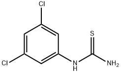 3,5-二氯苯基硫脲,107707-33-5,结构式