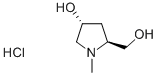 （2S,4R)-N-methyl-2-hydroxy methyl-4-hydroxy pyrrolidine hyd Structure