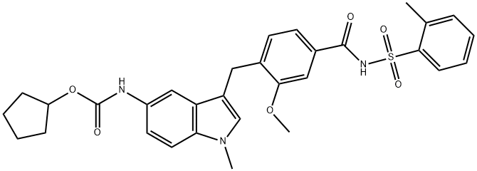 扎鲁司特,107753-78-6,结构式