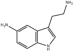 5-氨基吲哚乙胺, 1078-00-8, 结构式