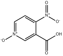 4-Nitronicotinic acid N-oxide Struktur