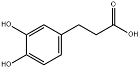 Dihydrocaffeic acid Struktur
