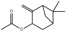 6,6-二甲基-2-亚甲基-二环[3.1.1]庚-3-醇乙酸酯 结构式