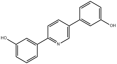 3,3'-pyridine-2,5-diyldiphenol Struktur