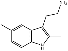 2-(2,5-ジメチル-1H-インドール-3-イル)-エチルアミン 化学構造式
