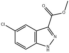 METHYL 5-CHLORO-1H-INDAZOLE-3-CARBOXYLATE Struktur