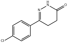 6-(4-クロロフェニル)-4,5-ジヒドロ-3(2H)-ピリダジノン 塩化物 化学構造式